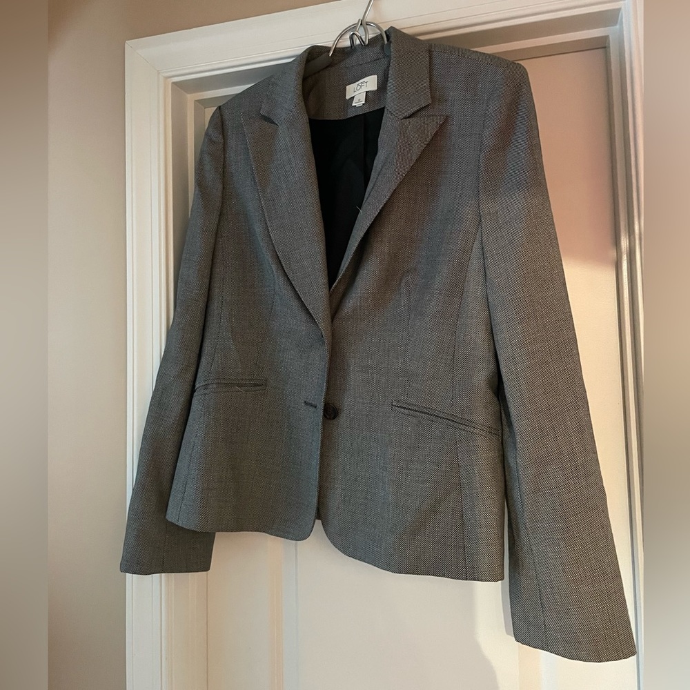 Large Patterned Blazer from Loft